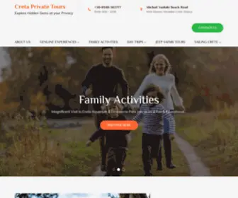 Cretaprivatetours.com(Creta Private Tours) Screenshot