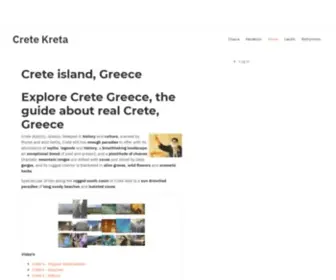 Crete-Kreta.com(Crete) Screenshot