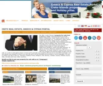 Crete-Real-Estate.com(Our Network) Screenshot