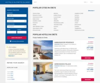 Cretetophotels.com(Crete hotels & apartments) Screenshot