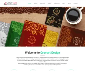 Creviartdesign.com(Branding/Logo/Website) Screenshot