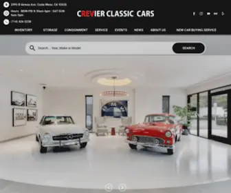 Crevierclassiccars.com(Crevier Classic Cars) Screenshot