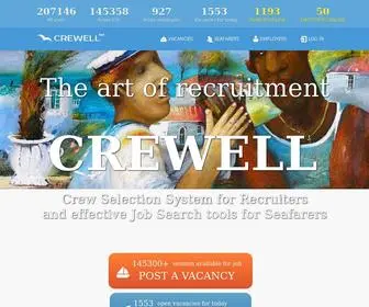 Crewell.net(Job at Sea for Seamen) Screenshot