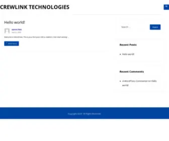 Crewlinktech.com(My WordPress Blog Crewlink technologies) Screenshot