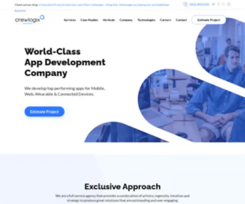 Crewlogix.com(World-Class App Development Company) Screenshot