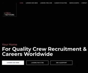 Crewnetwork.com(Private Yacht Crew Agents) Screenshot