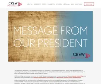 Crewsandiego.org(CREW San Diego) Screenshot