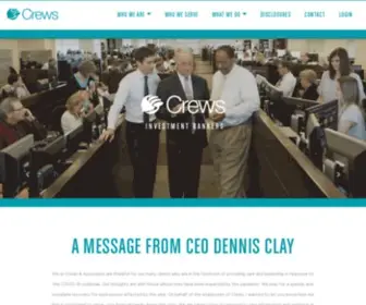 Crewsfs.com(Crews & Associates) Screenshot