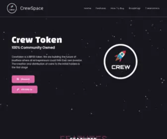 Crewtoken.net(Ready to go to space) Screenshot