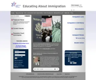 Crfimmigrationed.org(Educating About Immigration) Screenshot