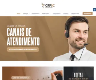 CRFSC.gov.br(Portal do CRF/SC) Screenshot