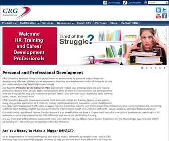 CRgleader.com(Consulting Resource Group) Screenshot