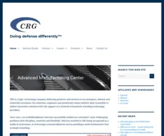 CRGRP.com(Doing defense differently) Screenshot