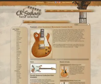 Crguitars.com(CR GUITARS) Screenshot