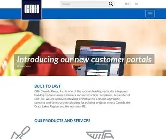 CRhcanada.com(CRH) Screenshot