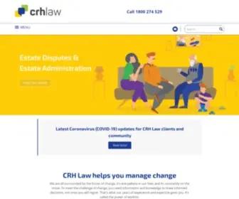 CRhlaw.com.au(CRH Law) Screenshot