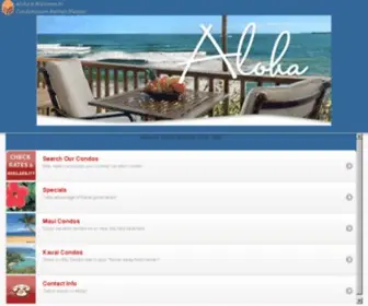 CRhmaui.com(Maui Condo Rentals) Screenshot