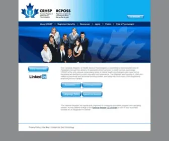 CRHSPP.ca(Improving Lives Through Excellence) Screenshot