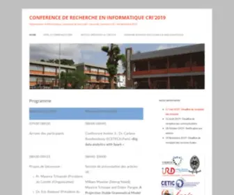 Cri-Info.cm(Département d'Informatique) Screenshot