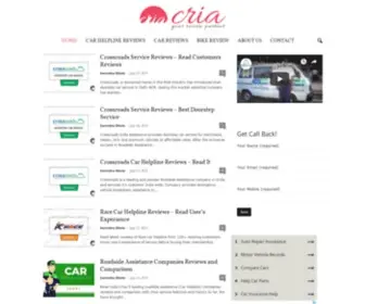 Cria.co.in(Crossroads Car Helpline Reviews) Screenshot