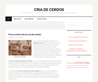 Criadecerdos.com(Cria de cerdos) Screenshot