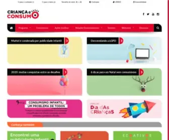 Criancaeconsumo.org.br(Criança) Screenshot