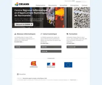 Criann.fr(CRIANN) Screenshot