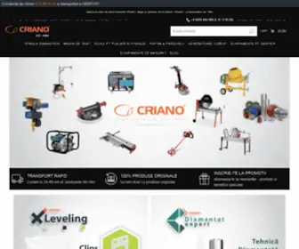 Criano.com(Scule, echipamente, utilaje, accesorii pt) Screenshot