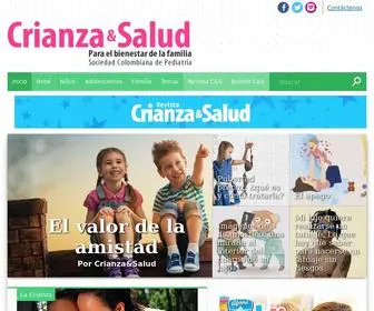 Crianzaysalud.com.co(Sociedad Colombiana de Pediatr) Screenshot