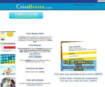 Criarbanner.com.br(Criar Banner) Screenshot
