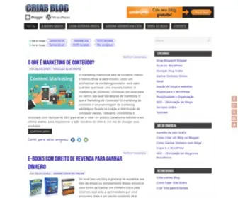 Criarblog.com(Criar Blog) Screenshot