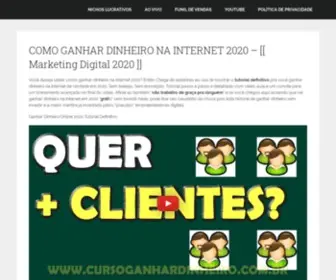 Criarblogdozero.com.br(COMO GANHAR DINHEIRO NA INTERNET) Screenshot