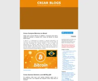 Criarblogs.net(CRIAR BLOGS) Screenshot