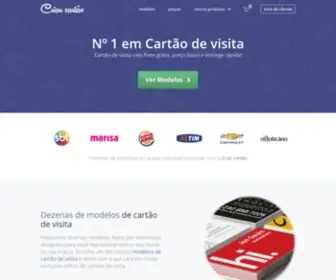 Criarcartao.com.br(Cartão de Visita Online) Screenshot