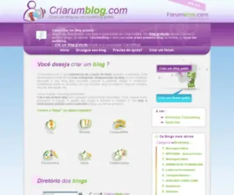 Criarumblog.com(Criar um blog) Screenshot