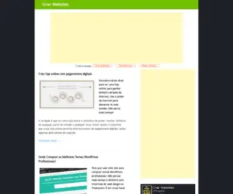 Criarwebsites.com(CRIAR WEBSITES) Screenshot