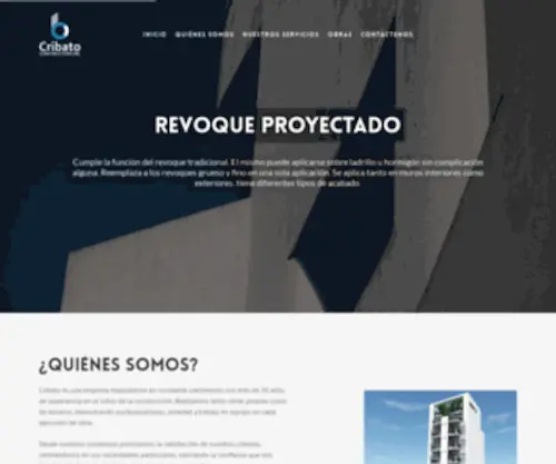 Cribato.com.ar(Cribato Constructora S) Screenshot