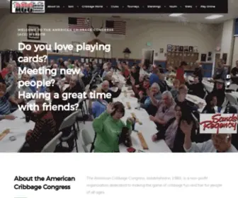 Cribbage.org(The American Cribbage Congress (ACC)) Screenshot