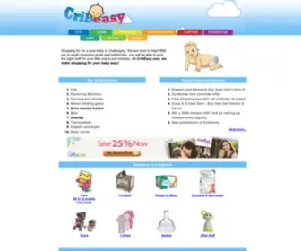 Cribeasy.com(We make shopping for your baby easy) Screenshot