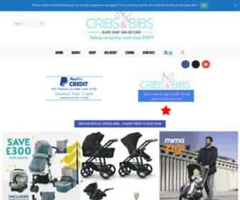 Cribsandbibsbabyshop.com(BUMP, BABY AND BEYOND) Screenshot