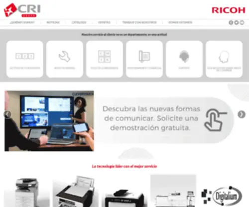 Cricanarias.com(CRI Canarias) Screenshot
