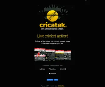 Cricatak.com(Cricatak) Screenshot