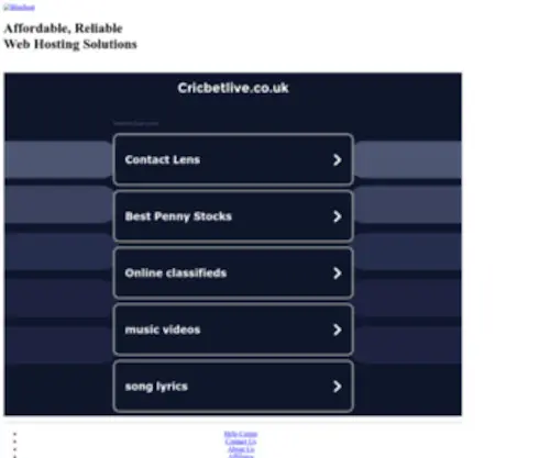 Cricbetlive.co.uk(Cricbetlive) Screenshot