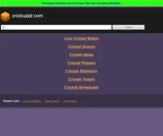 Cricbuzzz.com(The Best Search Links on the Net) Screenshot