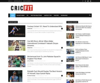 CricFit.com(Cricket News) Screenshot