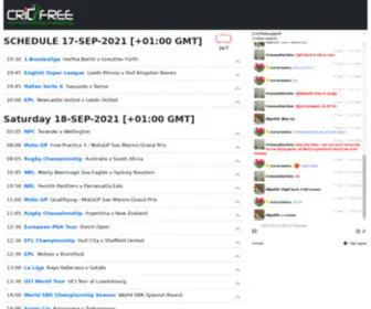 CricFree.io Screenshot