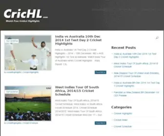 Crichl.com(Cricket Highlights) Screenshot