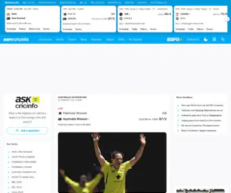 Cricinfo.com(Today's Cricket Match) Screenshot