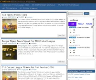 Crickblurb.com(Crickblurb) Screenshot