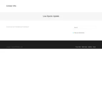 Crickerinfo.cf(Live Sports Update) Screenshot
